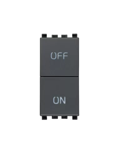 Vimar 20058 Deux boutons indépendants Sans NC 10A Gris